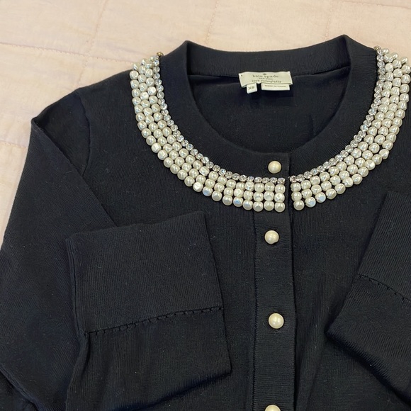 Kate Spade, black cardigan. XS. - Picture 3 of 12